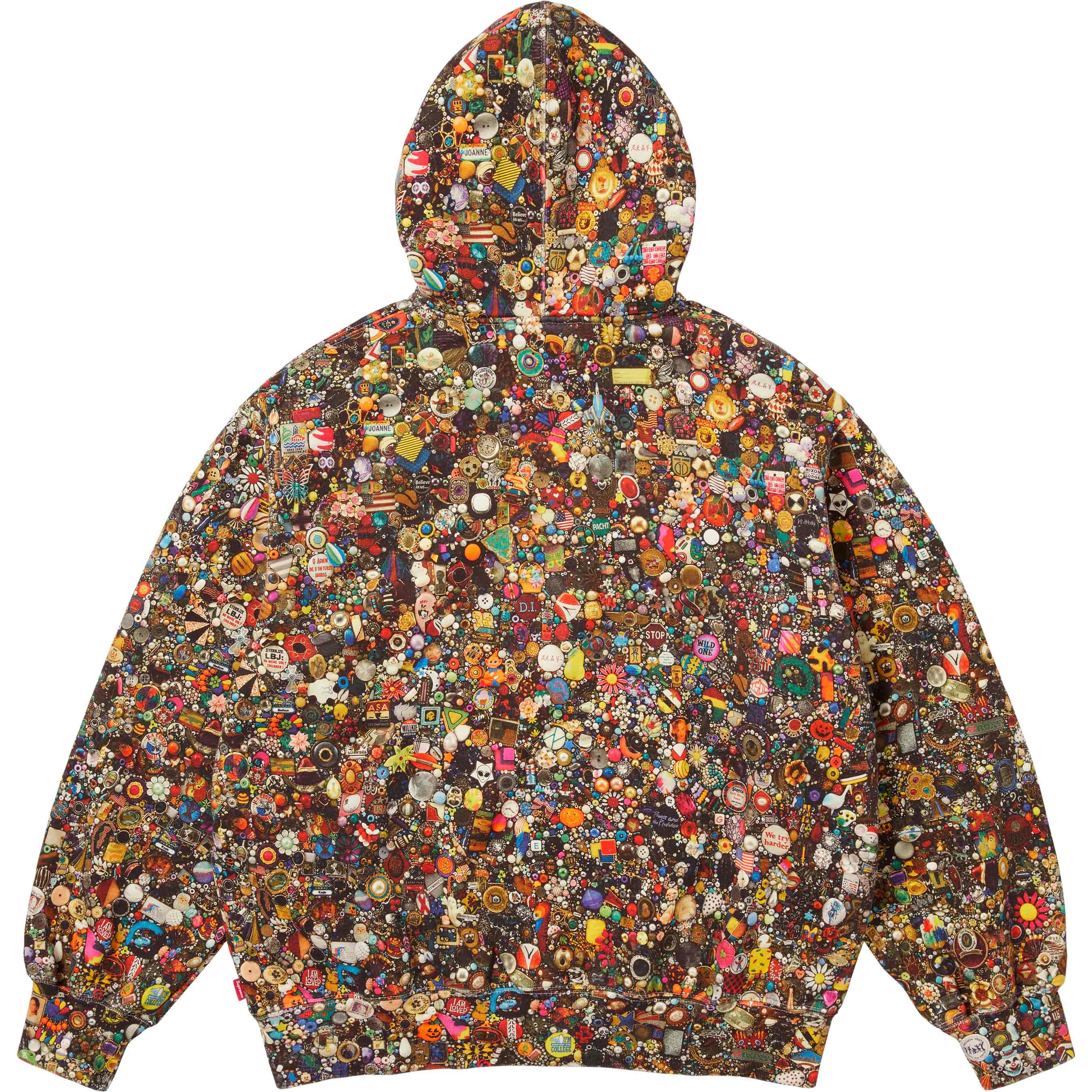 Supreme/Mike Kelley Zip Up Hooded Sweatshirt view 4